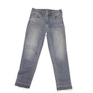 White House Black Market The Slim Crop Women's Ligh Blue Jeans Size 6